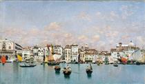 The Riva degli Schiavoni in Venice - Martín Rico y Ortega